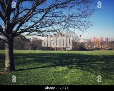 Mountsfield Park in Lewisham London, England on February 26 2019 Stock Photo