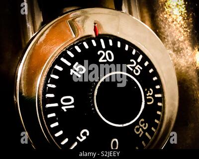 Combination lock Stock Photo