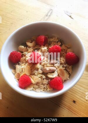 Muesli with Raspberries