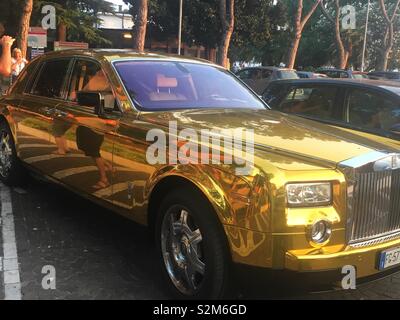 Gold Painted Rolls Royce Wraith Saudi Editorial Stock Photo  Stock Image   Shutterstock