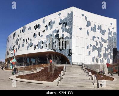 City of Calgary Central Library, Calgary, Alberta, Canada. Stock Photo