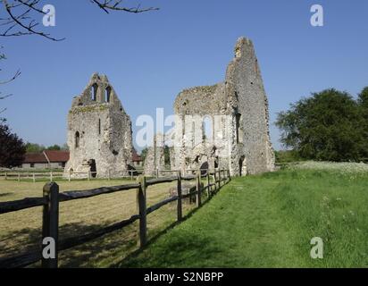 A view of boxgrove priory ruin near Chichester West Sussex Stock Photo