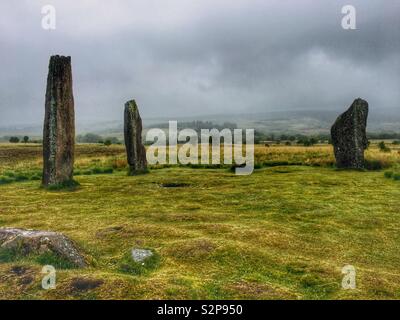 Machrie Moor Stone Circles, Isle of Arran, Scotland. UK.