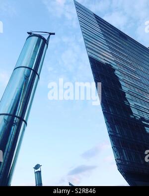 Sharp pointy building Berlin Stock Photo - Alamy