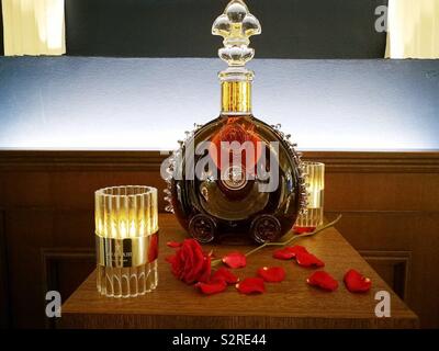 A 750 ml bottle of Louis XIII Cognac may be priced as high as US$8,000  Stock Photo - Alamy