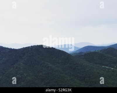 Blue Ridge Mountains Stock Photo
