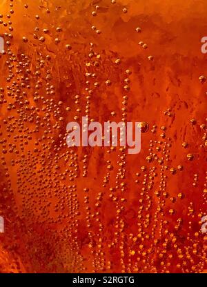 Abstract of water drops on a glass Stock Photo