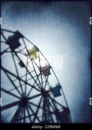 Ferris wheel with textured effect Stock Photo