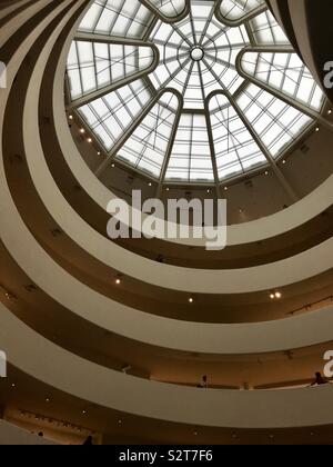 Solomon R. Guggenheim Museum in New York Stock Photo