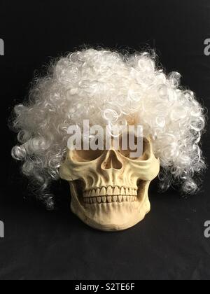 White on sale wig skeleton