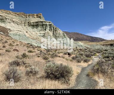 Palisades, John Day National Monument Stock Photo