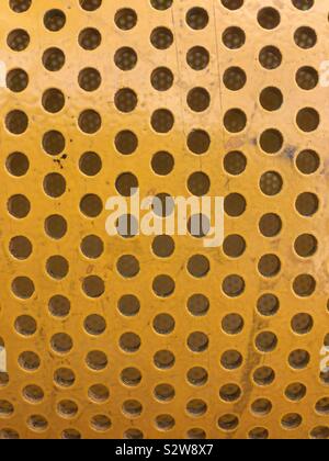 Yellow holes Stock Photo