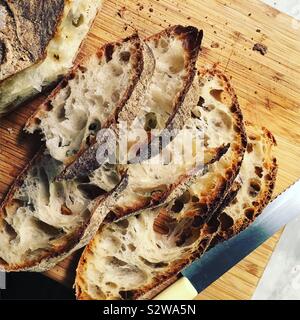 Italian bread ciabatta Stock Photo