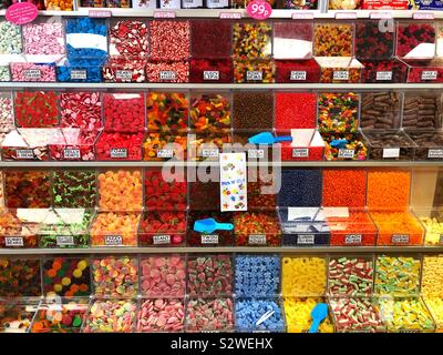 Pick and Mix sweet selection Stock Photo