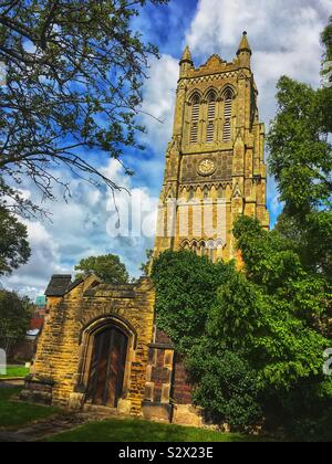 Christ church in Crewe Cheshire UK Stock Photo - Alamy