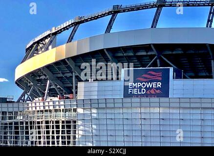 Sports Authority Field at Mile High in Denver Stock Photo - Alamy