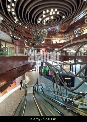 View of the interior of the K11 Musea shopping mall at Victoria's Dockside  Hong Kong Stock Photo - Alamy