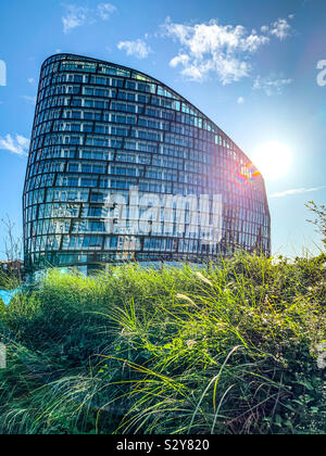 One Angel Square Co-Operative headquarters in NOMA Manchester City centre Stock Photo