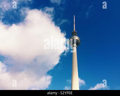Tv tower Berlin Germany Stock Photo