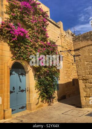 Old door in Mdina, Malta Stock Photo