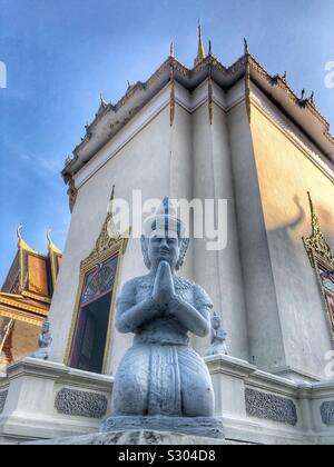 A temple at the Royal Palace in Phnom Penh, Cambodia. Stock Photo