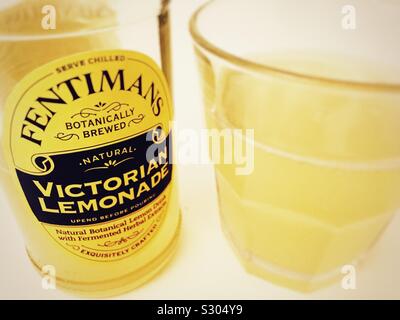 Fentimans Victorian lemonade Stock Photo