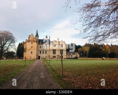 Brodie Castle, Forres, Moray, Scotland Stock Photo