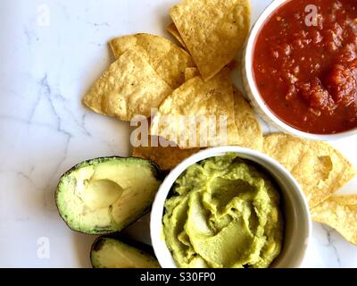 Chips and dips Stock Photo