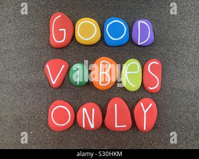 Good vibes only Stock Photo