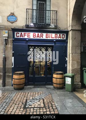 Cafe Bilbao Stock Photo