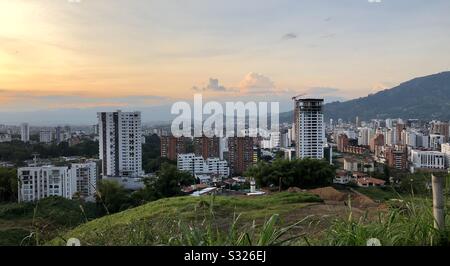 Beautiful City, Pereira, Colombia. Stock Photo