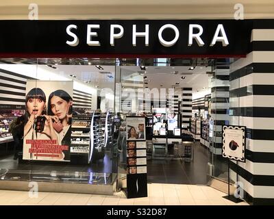 Entrance Of A French Sephora Chain Store In Düsseldorf, Germany 