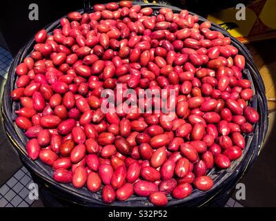 Prime quality pecans in the shell Stock Photo