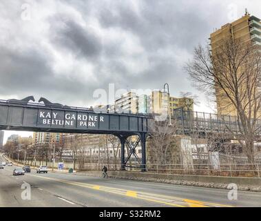 Yonge Street in Toronto, Canada. Stock Photo