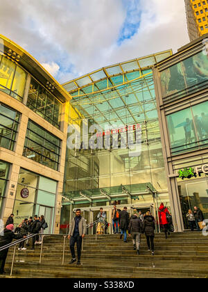 Manchester arndale centre entrance Stock Photo