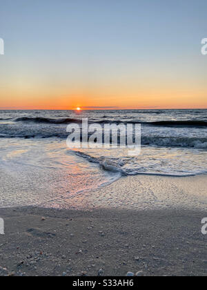 Sunset on Marco Island Stock Photo