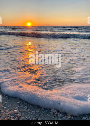 Sunset on Marco Island, Florida Stock Photo