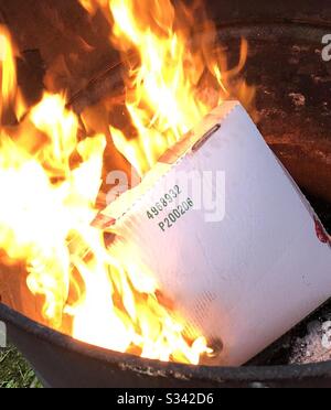 Burn-Up Bin, Burn Box