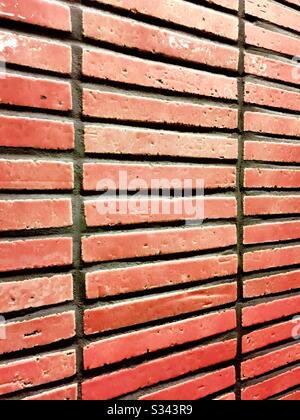 Close up of a glazed ceramic wall. Stock Photo