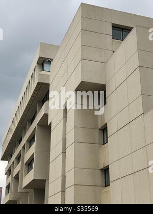 Edmonton Law Courts brutalist architecture Stock Photo