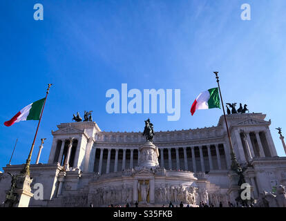 The Victor Emmanuel II National Monument, Rome Stock Photo