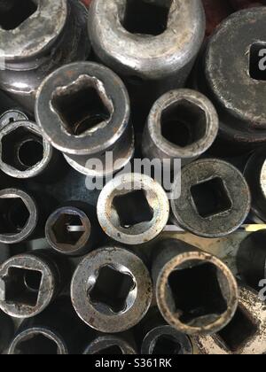 Mechanic tools Stock Photo