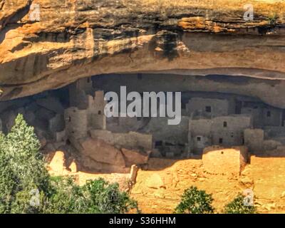 Mesa Verde National Park cliff dwellings Stock Photo