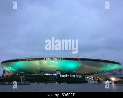 Mercedes Benz arena Stock Photo