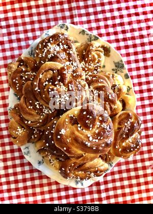 Cinnamon buns Stock Photo