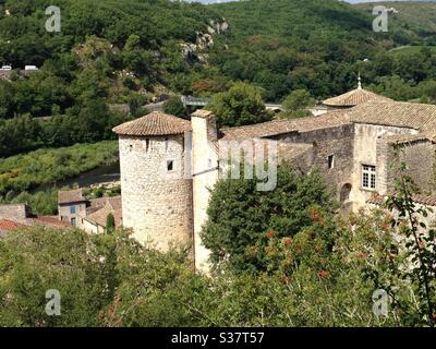 Château de Vogüé in France Stock Photo