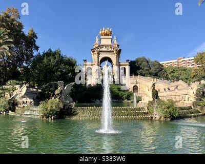 Parc de la Ciutadella/Citadel Park in Barcelona, Spain Stock Photo