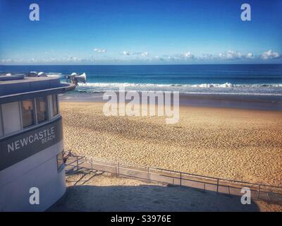 Newcastle Beach Stock Photo