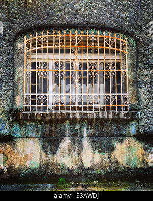 Window , Merida , Yucatan Stock Photo