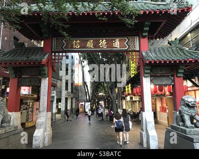 Dixon Street, Chinatown, Sydney, Australia Stock Photo